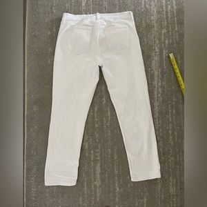 White stretch jeans